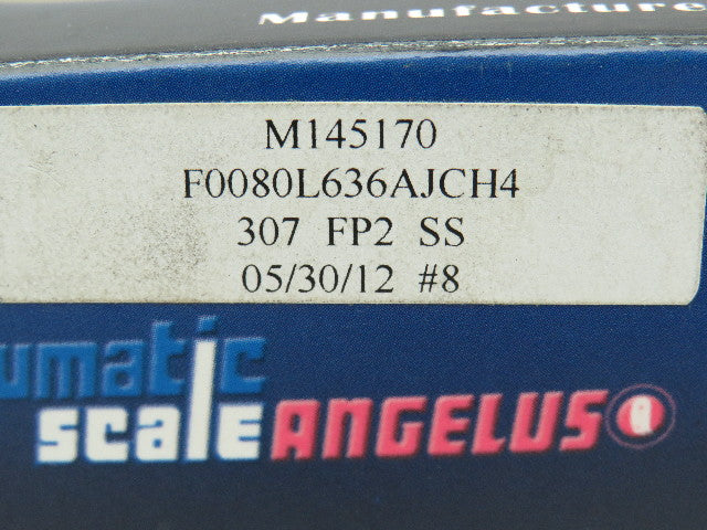 PSA Pneumatic Scale Angelus Can Seamer Seaming Chuck 80L636 307 SS 3-7/16"