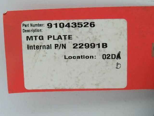 Angelus Seamer 91043526 MTG Plate Replacement 4x5" 22991B