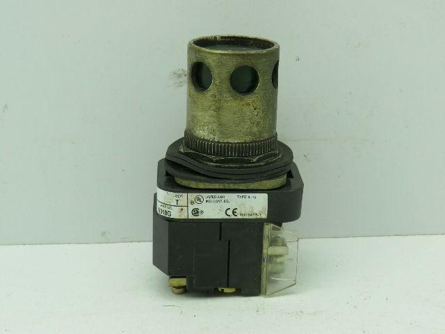 Allen Bradley 800T-PAH16G/T Illuminated Green Push Button 120V Series T