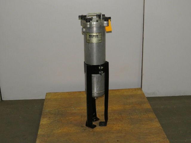 Micron Technologies Aluminum Basket Strainer #2 Baghouse Filter 1" NPT Ports