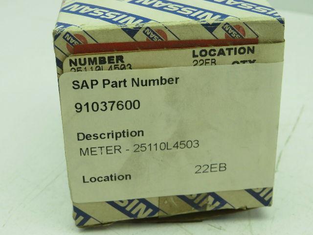 Kanto Seiki Nissan 25110L4503 Analog Round Voltmeter Gauge 36v 48v 20-60 KVM-1