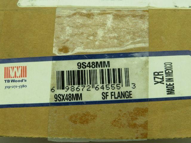 TB Woods 9SX48MM SF Flange Sure-Flex Coupling 48mm Keyed Bore 9S48MM