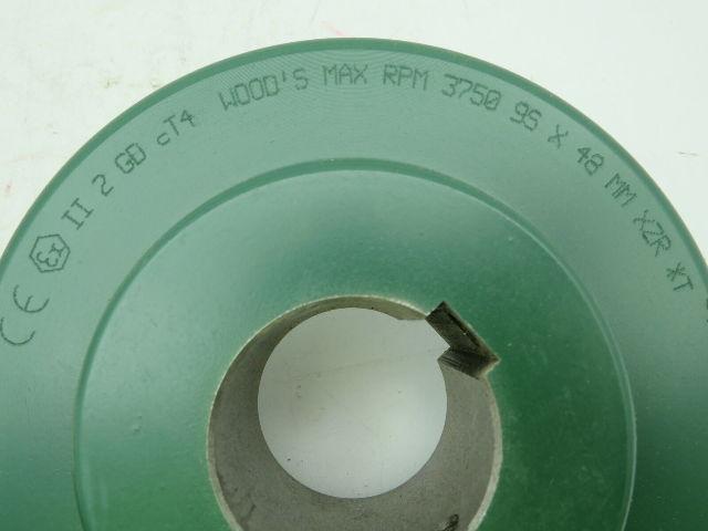 TB Woods 9SX48MM SF Flange Sure-Flex Coupling 48mm Keyed Bore 9S48MM