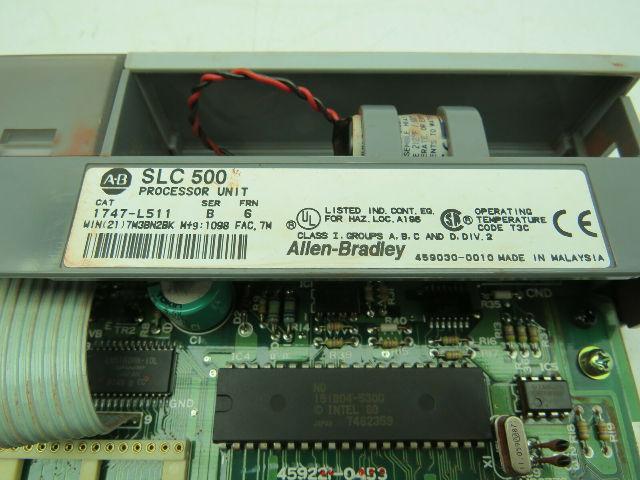 Allen Bradley 1747-L511/B SLC 500 Processor Unit Series B FRN 6 READ DESCRIPTION