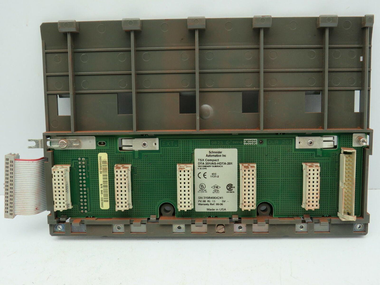Schneider Automation DTA 201/AS-HDTA-201 5 Slot Secondary Subrack Lot of 4