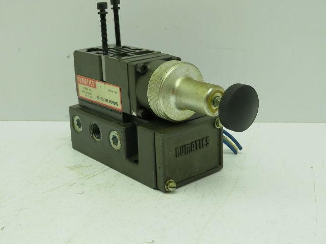 Numatics 081RS100J000000 Pneumatic Pressure Regulator Manifold Block Base