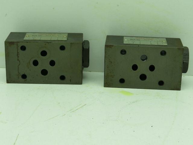 Daikin Kogyo MC-02P-05-10 Hydraulic Check Valve Lot of 2