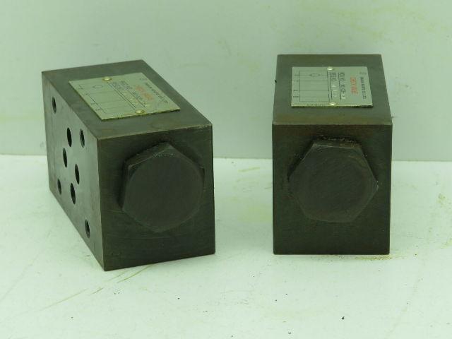 Daikin Kogyo MC-02P-05-10 Hydraulic Check Valve Lot of 2