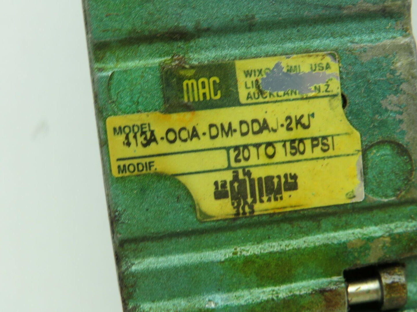 Mac 413A-00A-DM-DDAJ-2KJ Solenoid Valve DMB-DDAJ-2KJ 24VDC 5.4W 150PSI Lot of 2