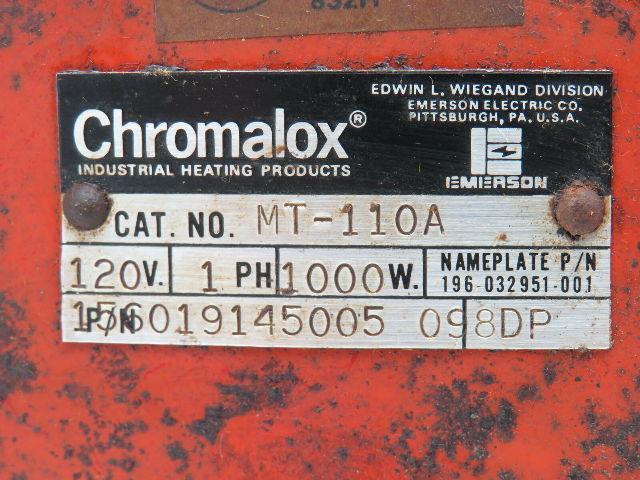 Chromalox MT-110A Immersion Heater Heat Exchange 120V 1PH 1000W 156019145005