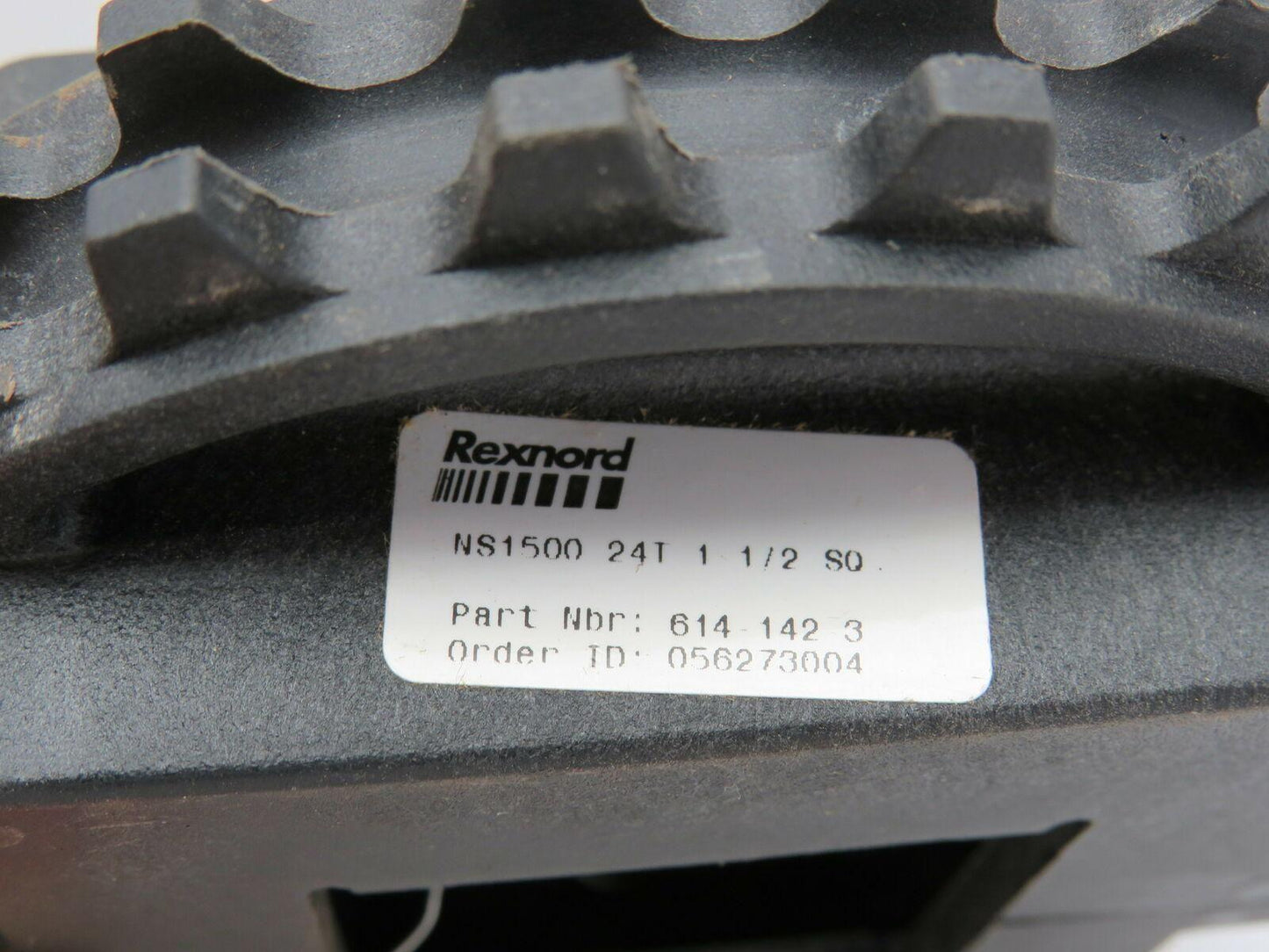 Rexnord NS1500-24T Tabletop Conveyor Thermoplastic Split Sprocket 1-1/2" Sq Bore