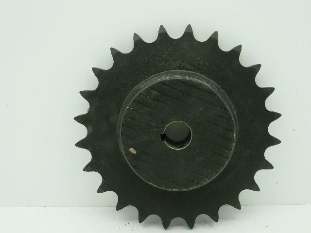 Martin 80BS24x1 #80 Roller Chain B-Hub Sprocket 24 Teeth 1" Finished Bore KW2SS