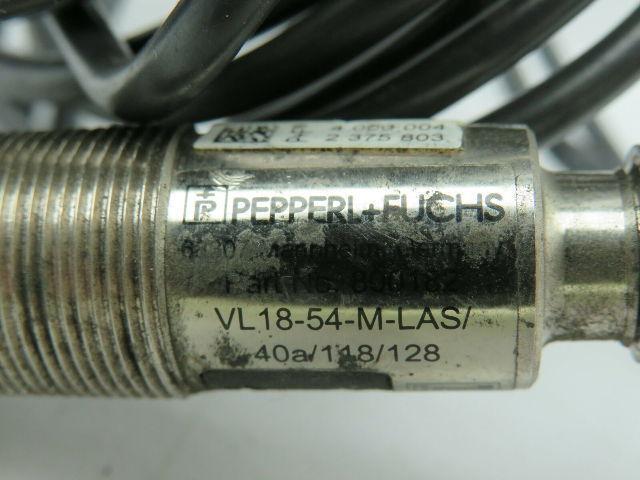 Pepperl+Fuchs VL18-54-M-LAS/40A/118/128 Photoelectric Sensor 10-30VDC