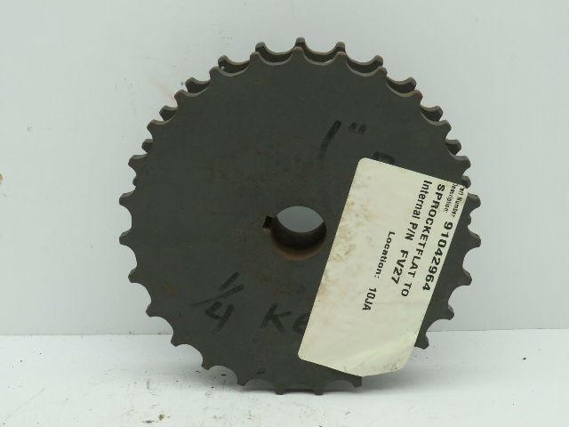 Browning FV27 Conveyor Chain Double Row Sprocket #60 3/4" Pitch 27 Teeth 1" Bore