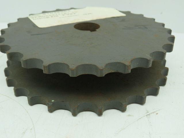 Browning FV27 Conveyor Chain Double Row Sprocket #60 3/4" Pitch 27 Teeth 1" Bore