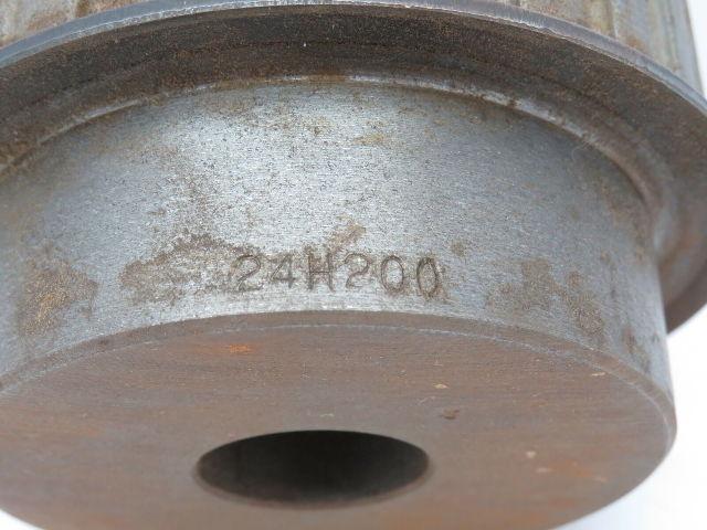 24H200 Timing Gear Belt Pulley Sprocket 1/2" Pitch 24T 2" Belt 1" Bore 24HB200