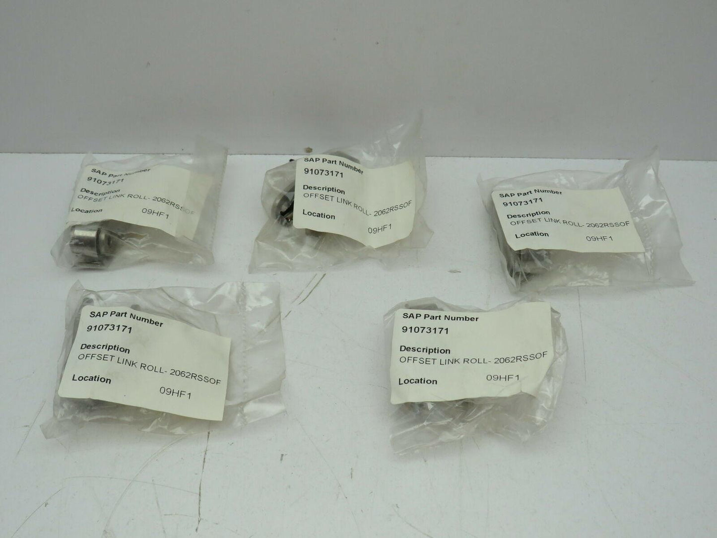 2062RSSOF #2062 Double Pitch Roller Chain Offset Link Stainless C2062 Lot of 5