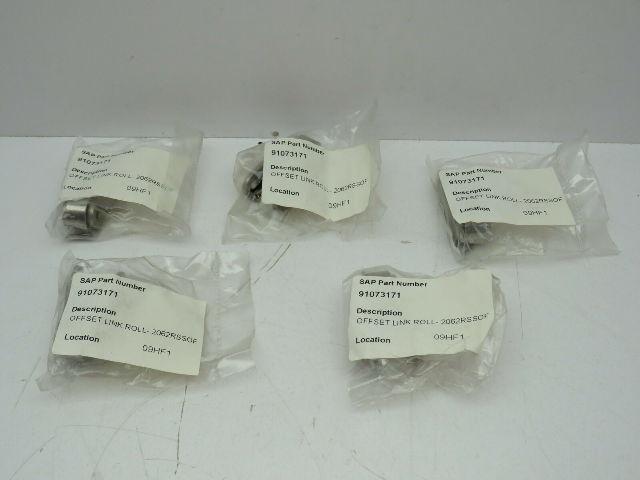 2062RSSOF #2062 Double Pitch Roller Chain Offset Link Stainless C2062 Lot of 5