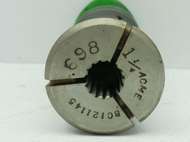 ACME Serrated Grip Collet .698" x 1-1/4" Round BCI 21145