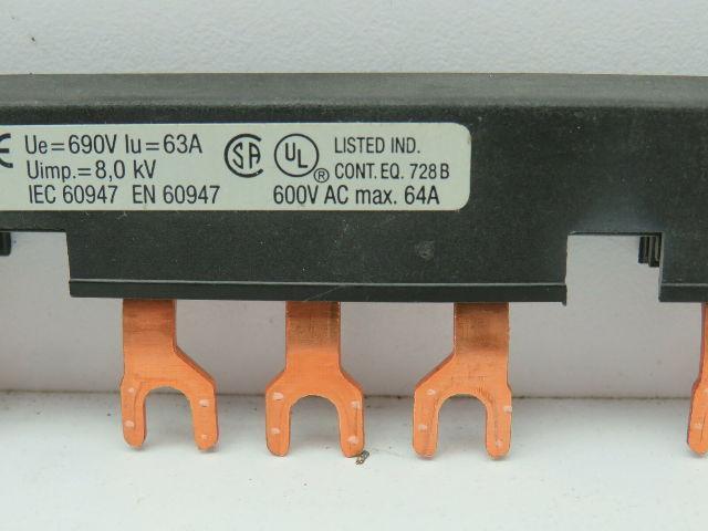 Sprecher Schuh KT7-25-DB-54-3 Busbar 600VAC 64A Lot of 6