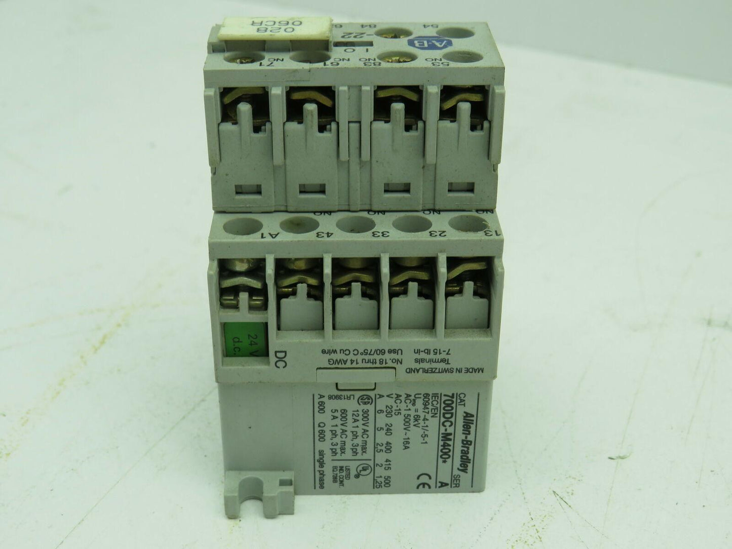 Allen Bradley 700DC-M400*/A Control Relay 600VAC 5A Ser A W/195-MA22/A Lot of 6