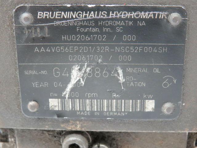 Rexroth Brueninghaus Hydromatik AA4VG56EP2D1/32R-NSC52F004SH Hydraulic Pump Unit