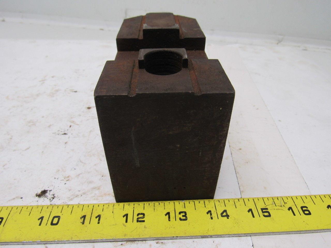 Huron T11248 Lathe Clamp Chuck Soft Jaws 6"L x 2-1/2"W X3-1/8"T Lot of 3