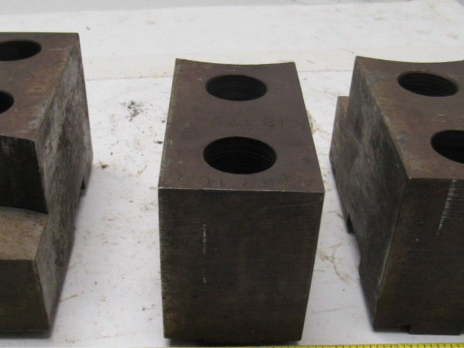 Huron T15 Lathe Chuck Soft Jaws 6"L x 2-1/2"W X3-1/4"T Set of 3