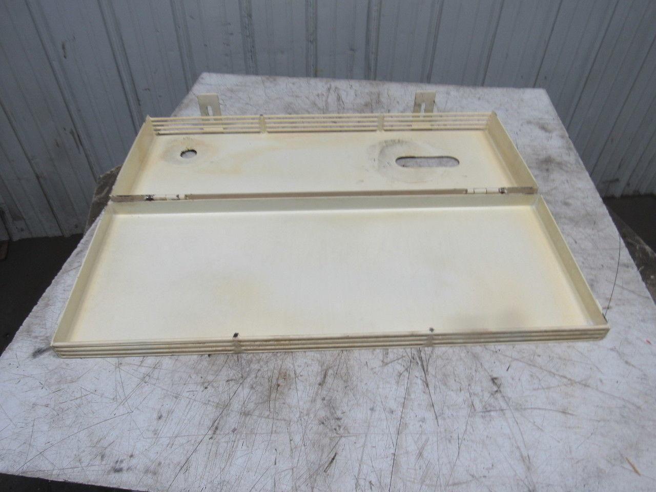 V-Belt Idler Pulley Guard Hinged Door Enclosure 34"x13"x 4"