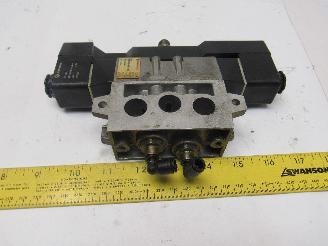 Norgren SXE9773-850-M1 Pneumatic 5/3 Solenoid Operated Air Valve 24V Coil