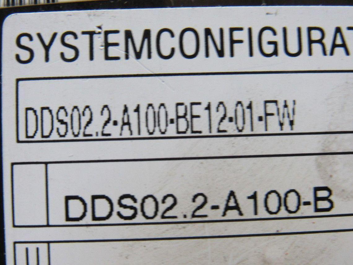 Indramat DDS02.2-A100-BE12-01-FW Ac Servo Controller