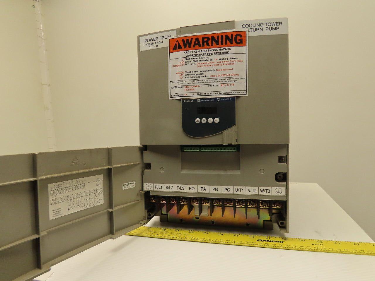 Schneider Electric ATV28HD23N4U Altivar 28 Variable Frequency Drive 20HP VFD