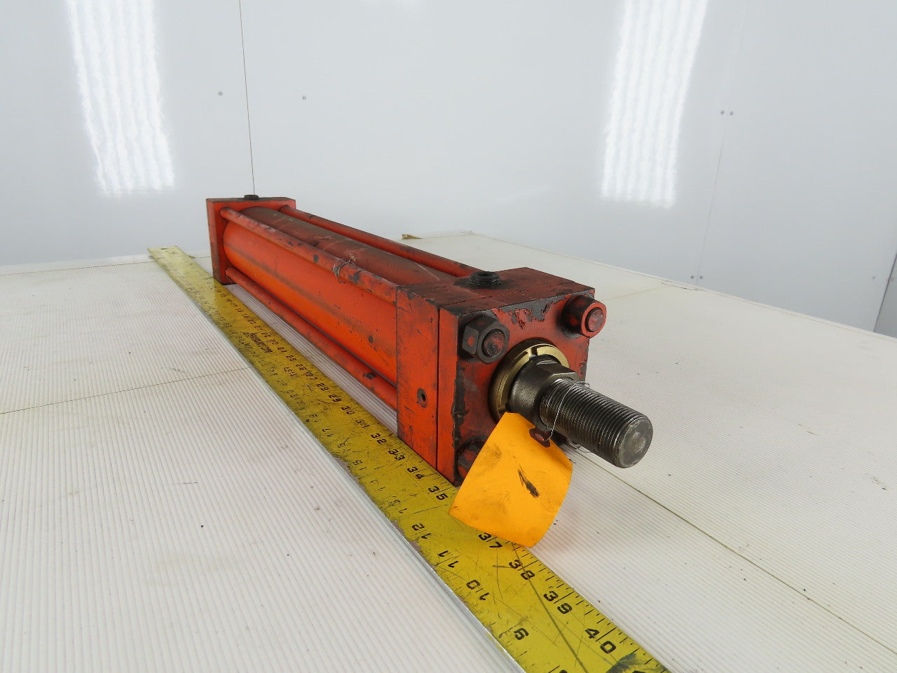 Hydraulic Tie Rod Cylinder 3.5" Bore 18" Stroke Clevis Mount