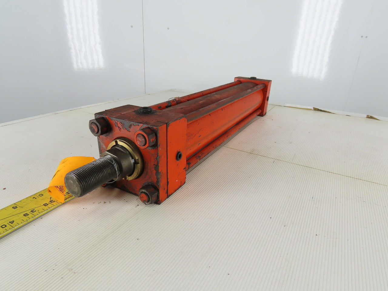Hydraulic Tie Rod Cylinder 3.5" Bore 18" Stroke Clevis Mount