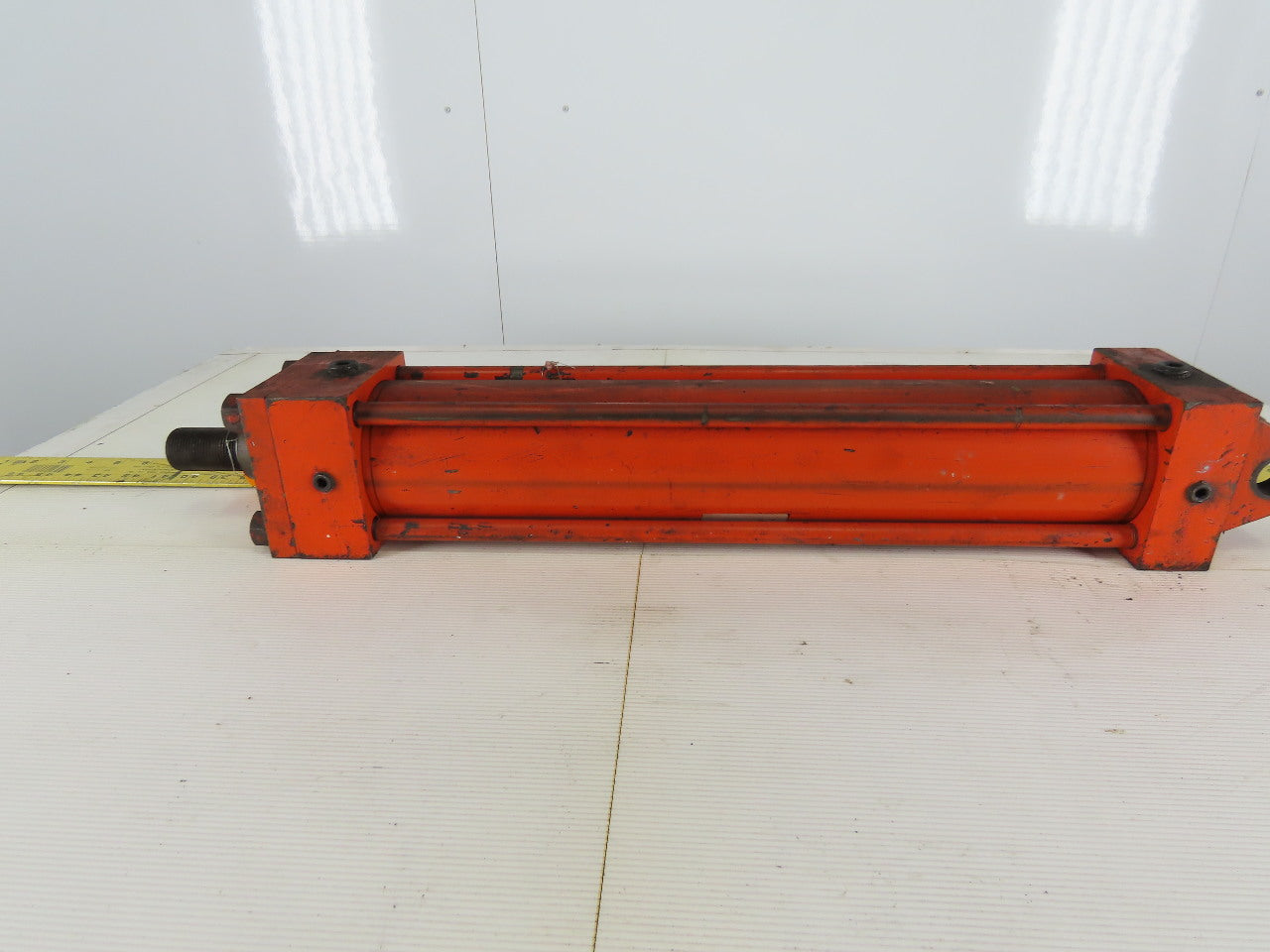Hydraulic Tie Rod Cylinder 3.5" Bore 18" Stroke Clevis Mount