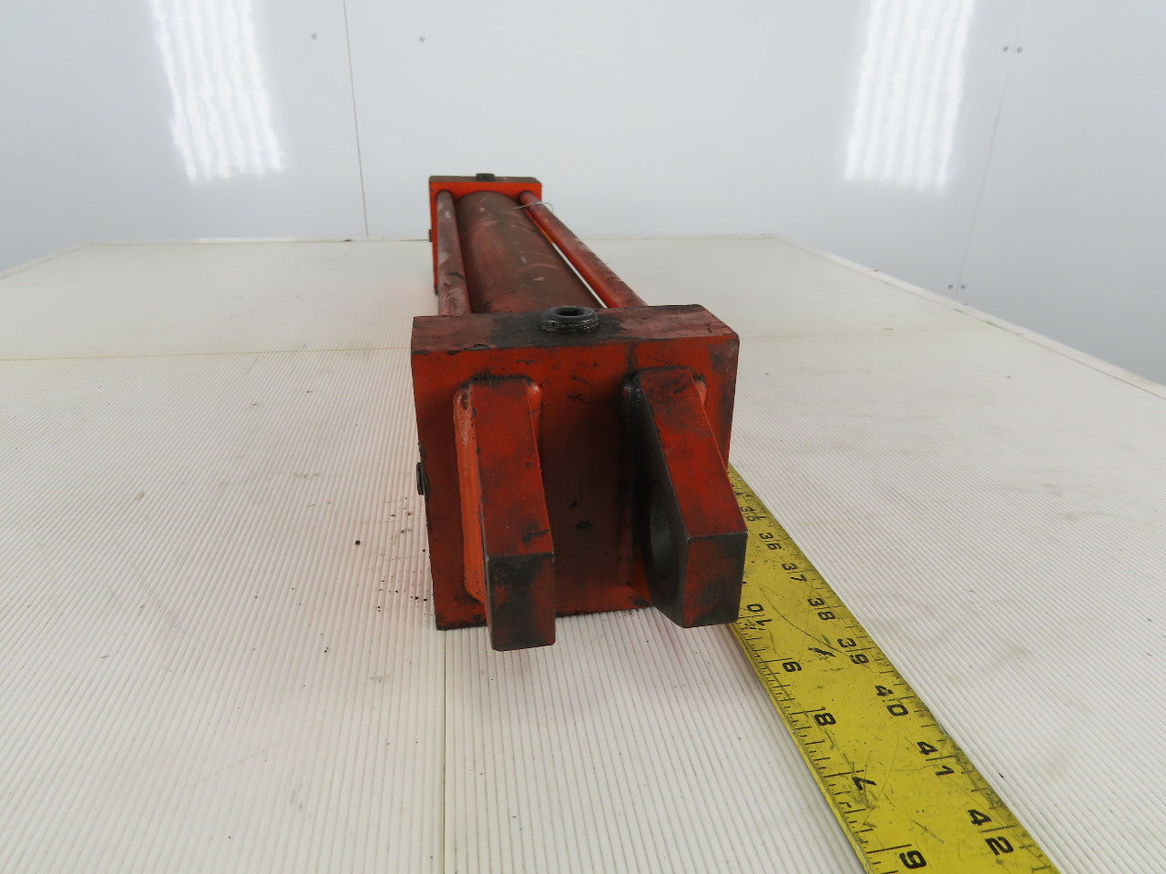 Hydraulic Tie Rod Cylinder 3.5" Bore 18" Stroke Clevis Mount