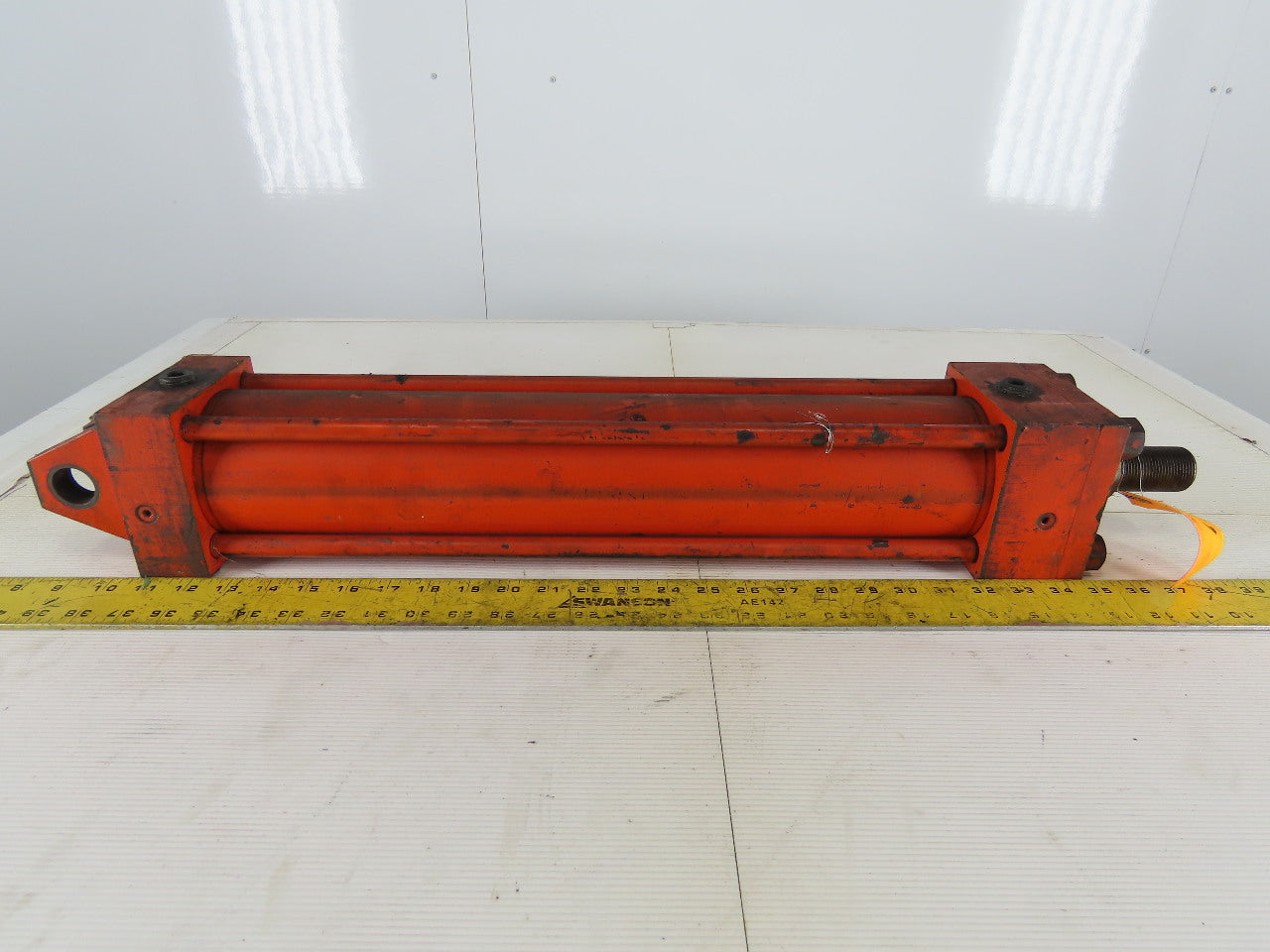 Hydraulic Tie Rod Cylinder 3.5" Bore 18" Stroke Clevis Mount
