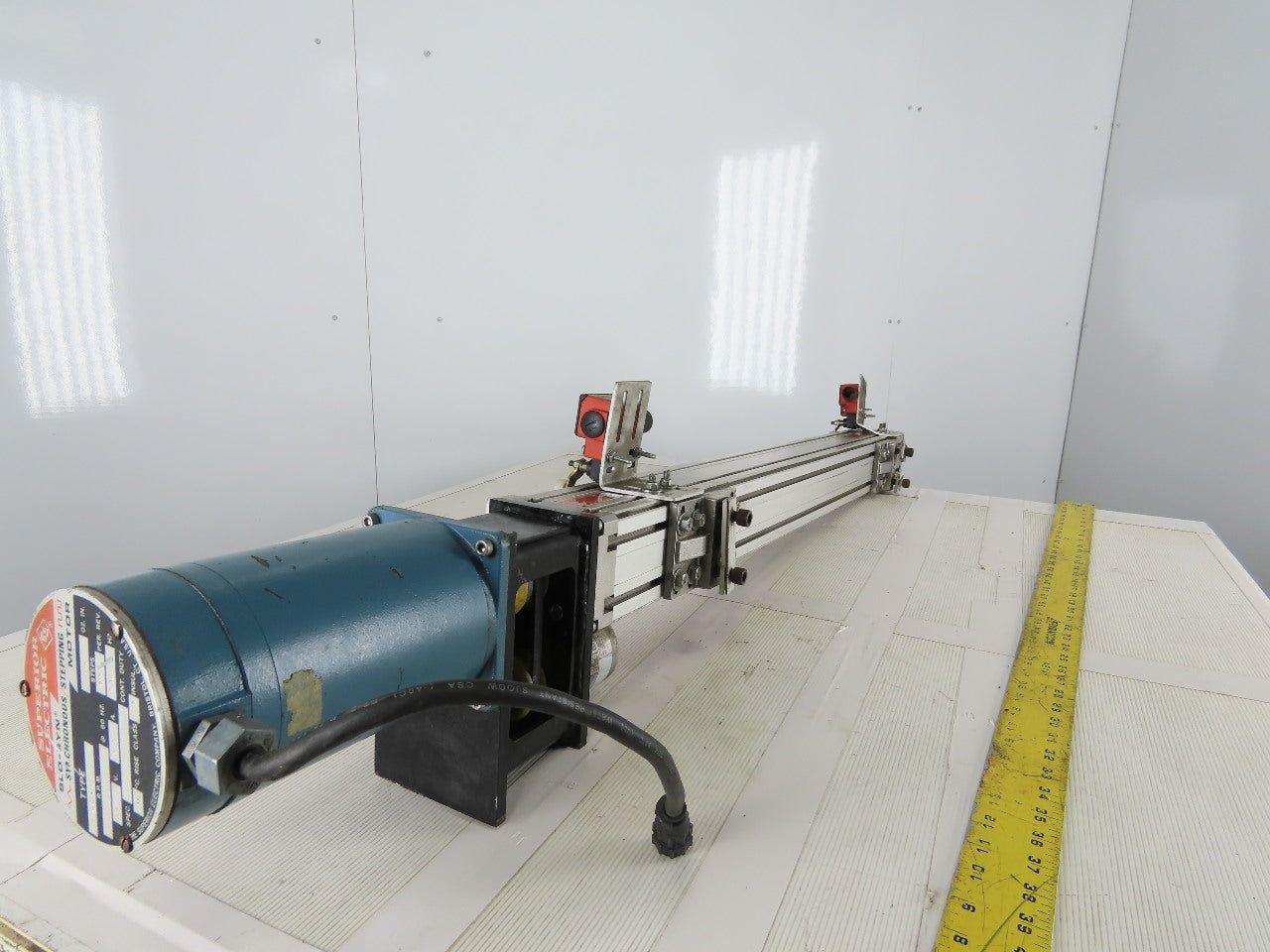 Warner Electric RapidTrak Ball Screw Motorized Linear Actuator 34" Stroke