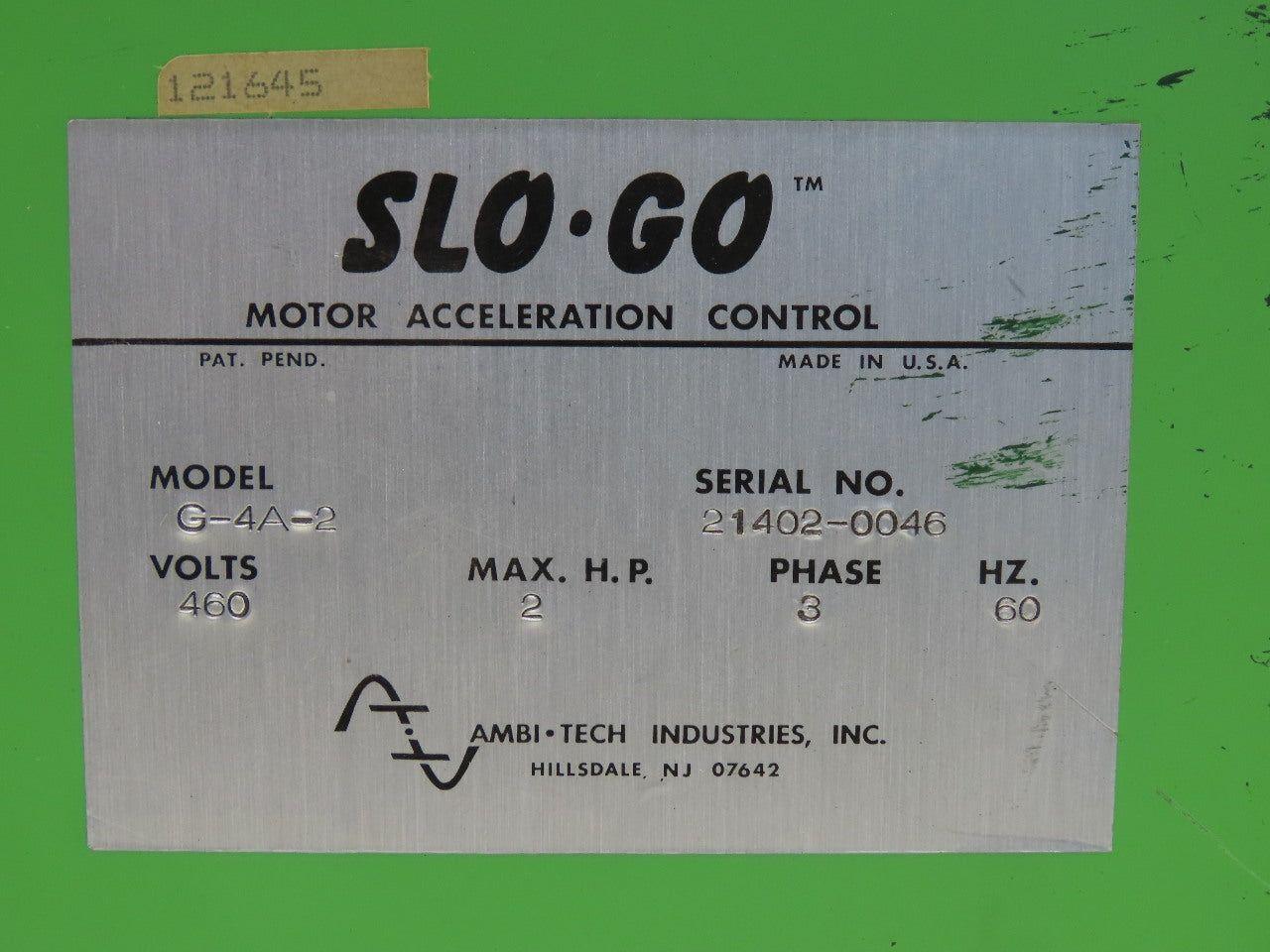 Slo-GO G-4A-2 Motor Acceleration Control Servo Drive 2Hp 460V 3Ph
