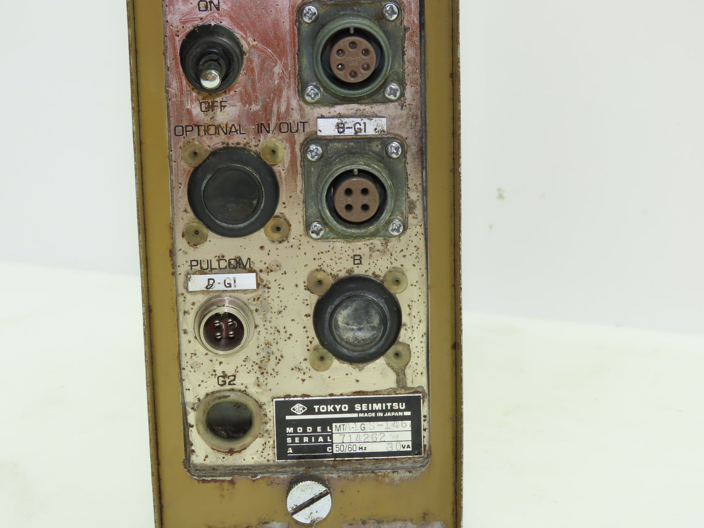 Tokyo Seimitsu MTA1GS1462 Multi-Selector Gage Head A 4 Selector 100VAC