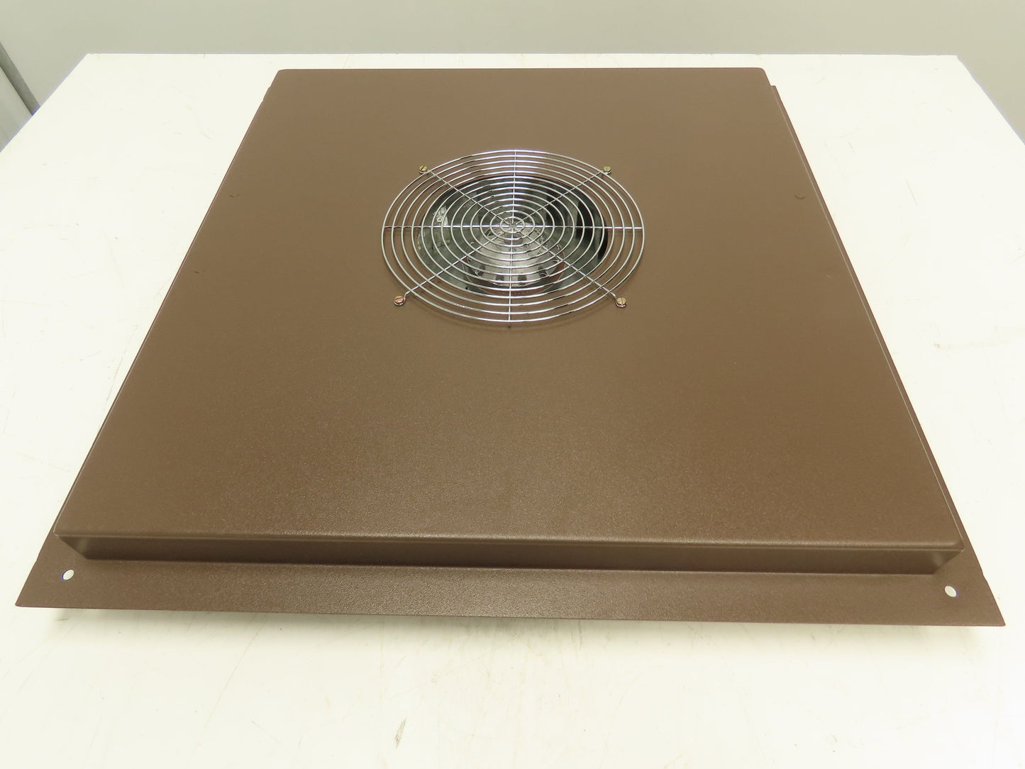 Hoffman Top Mount 9" Exhaust Fan for Steel Enclosure 24.25x25" Frame Brown 115V