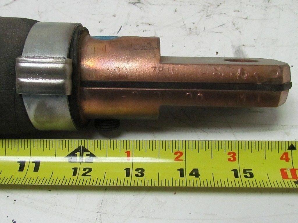 Flex Cable 400MCM Water Cooled 78" Dual Conductor Flex Cable Copper Shunt