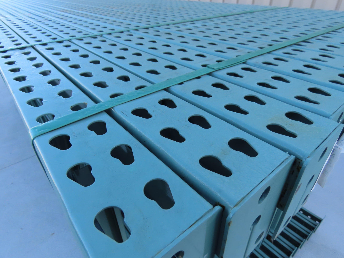 Teardrop Pallet Racking Upright Leg 12' x 4' 23,900 LB 144" x 48" 3"x3" Column