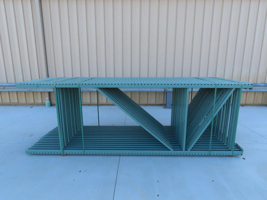 Teardrop Pallet Racking Upright Leg 12' x 4' 23,900 LB 144" x 48" 3"x3" Column