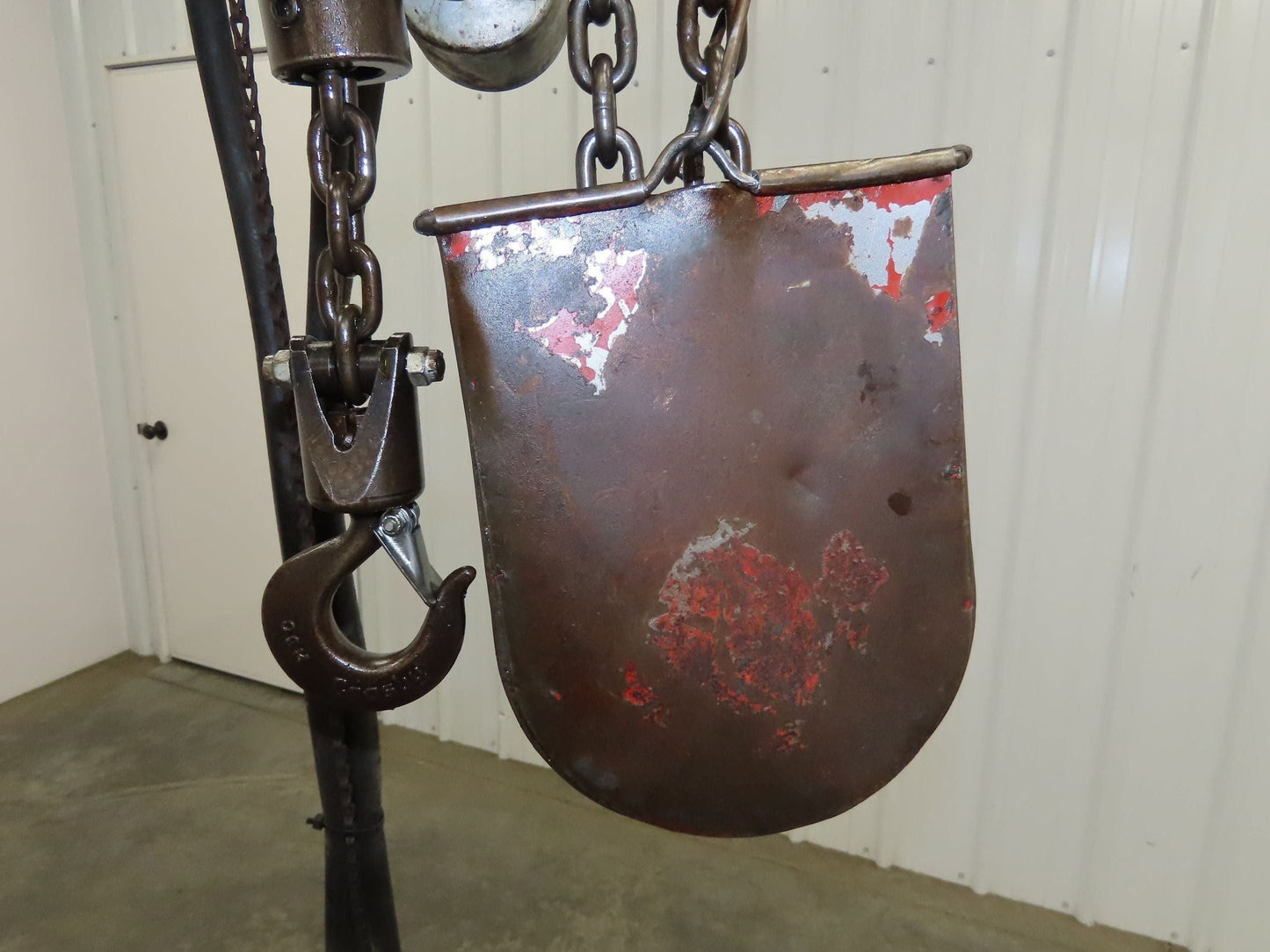 Chicago Pneumatic 1/4 Ton 500Lb Power Vane Air Chain Hoist 9' 3" Lift w/Pendant