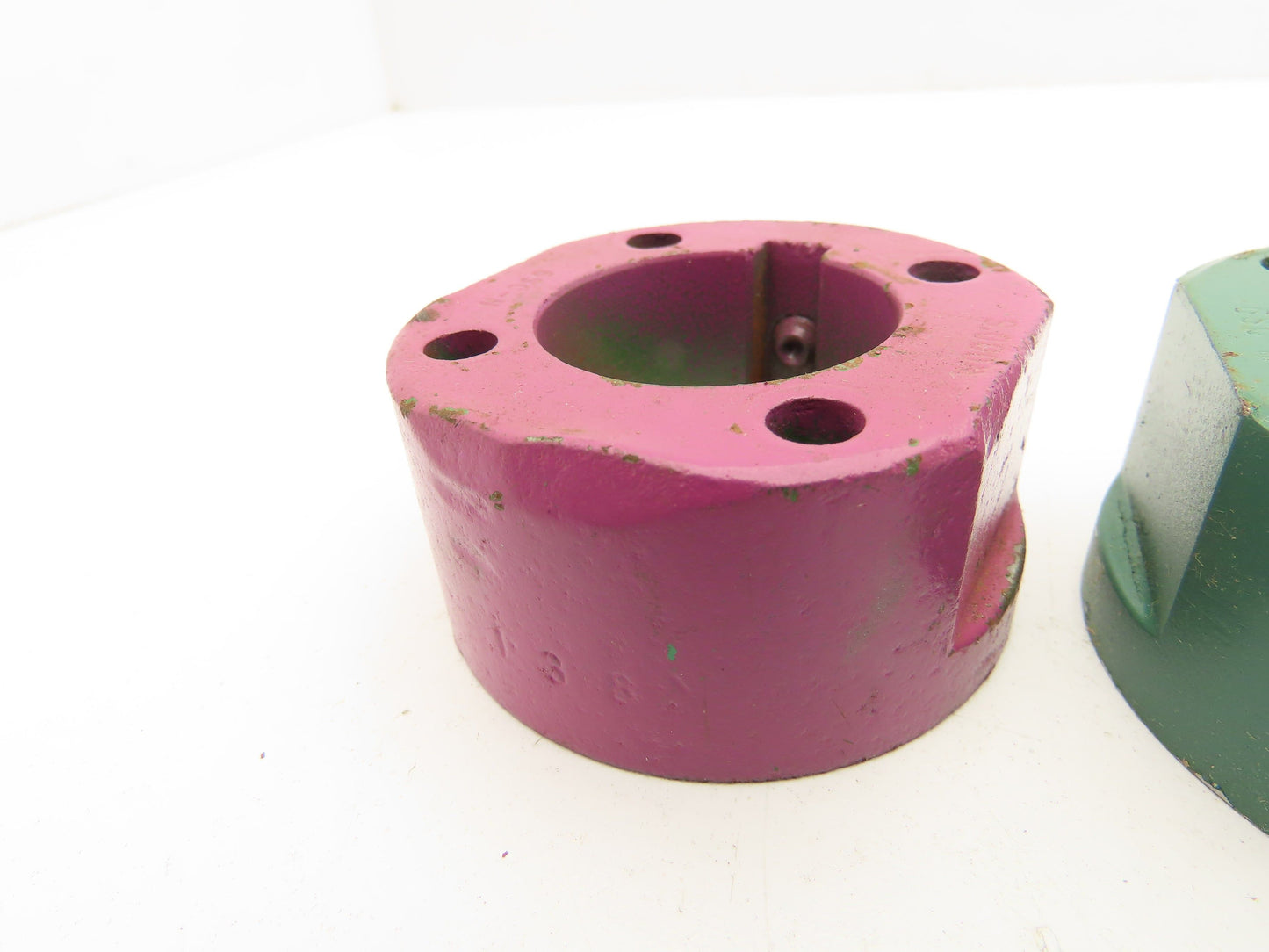 TB Woods 6SCH 1 3/8 Spacer Coupling Hub Sleeve 1-3/8" Keyed Bore Lot of 2