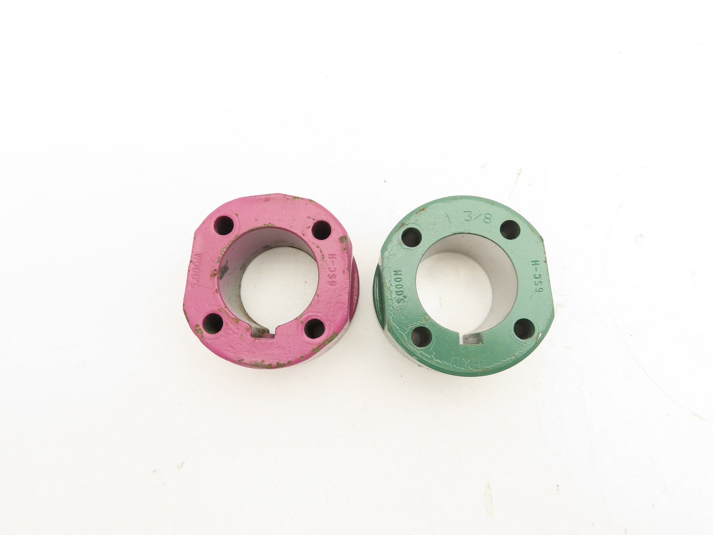 TB Woods 6SCH 1 3/8 Spacer Coupling Hub Sleeve 1-3/8" Keyed Bore Lot of 2