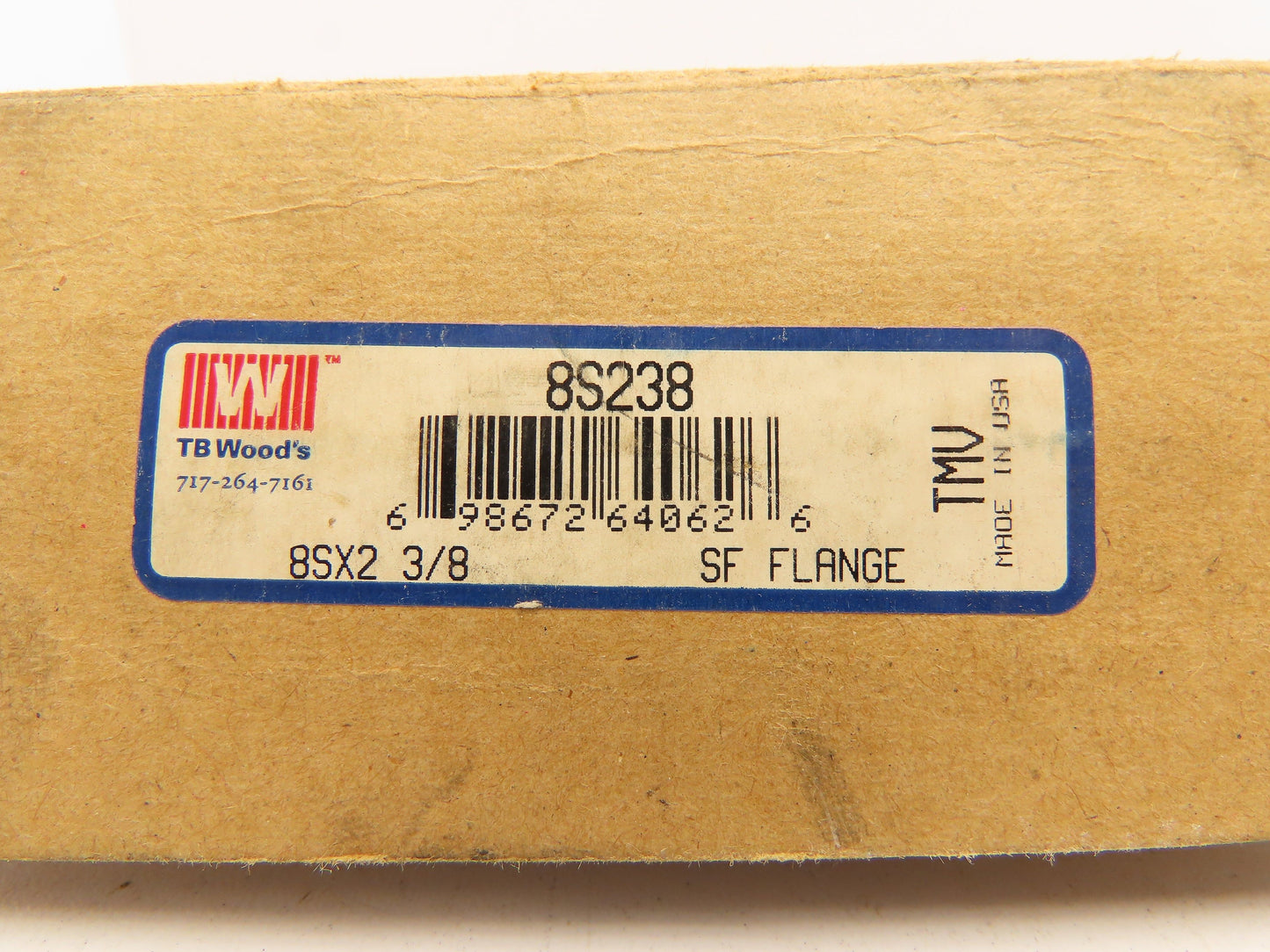 TB Woods 8S 2 3/8 Sure-Flex Flange Coupling 2-3/8" Keyed Bore Lot of 2