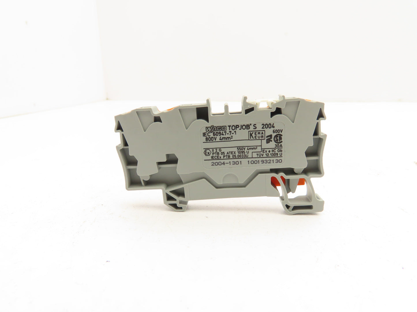 Waco 60947-7-1 DIN Rail Terminal Block 800V 4mm Lot of 90