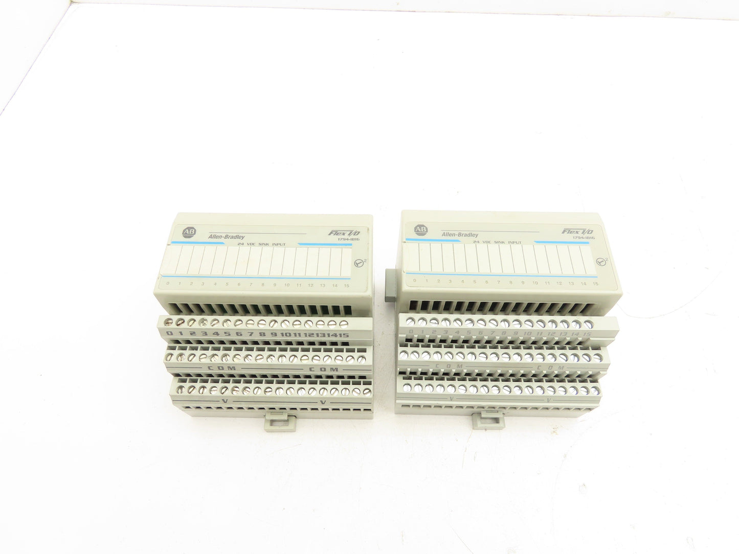 Allen Bradley 1794-IB16 PLC Flex I/O Module 24V Lot of 2